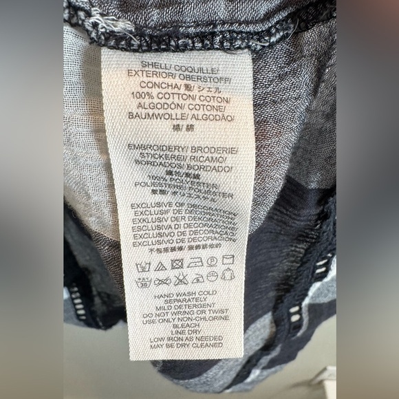 Free‎ People Boho Plaid Tunic Embroidered Beaded - Swim cover up Size XS - Picture 5 of 7